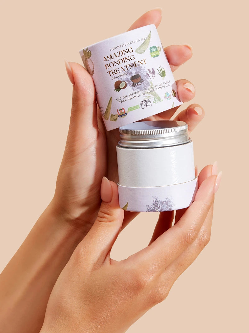 Amazing Bonding Treatment bottle for damaged hair repair.